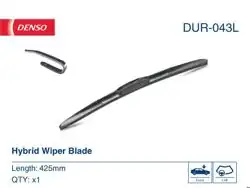 DENSO DUR043L | Silecek 43cm Honda Civic/CRX/HR-V, Subaru, Toyota Rav4
