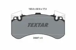 TEXTAR 2484701 | Fren Balatası VW A6 A7 A8 2015 -