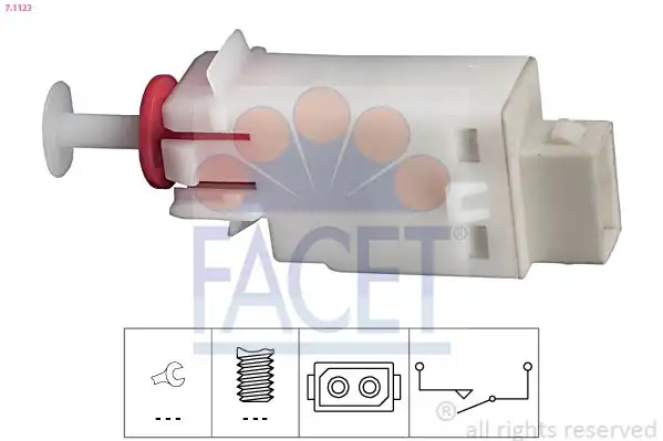 FACET 7-1123 | Fren Debriyaj Pedal Müşürü Opel Omega B Bmw E39 E46