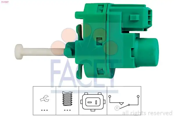 FACET 7-1137 | Fren Debriyaj Pedal Müşürü Ford Fiesta 00 07 Mondeo III 00 07 Focus İ 98 04