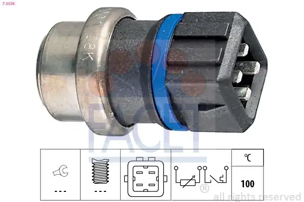 FACET 7-3536 | Hararet Müşürü Golf III Vento Passat T4 92 04