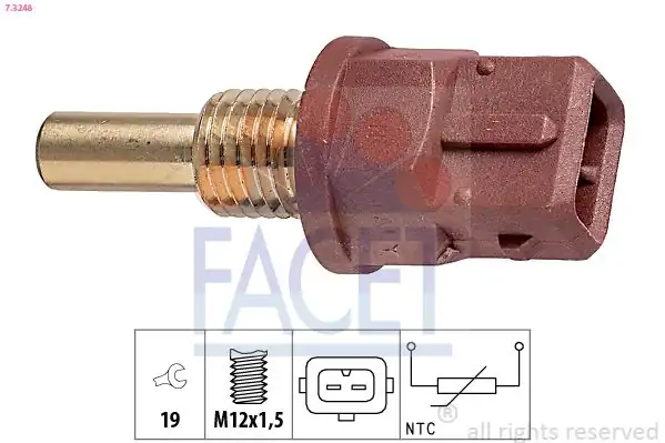 FACET 7-3248 | Hararet Müşürü Freelander İ L314 18 K4f 98 06 Jaguar Xj 89 97 Rover