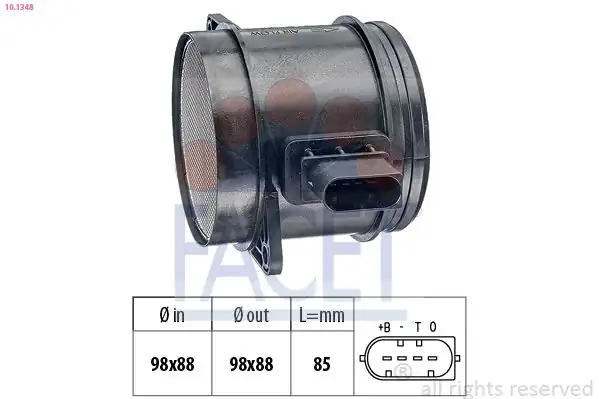 FACET 10-1348 | Hava Akışmetre M 57n2 N 47 E 60 70 83 90 809349