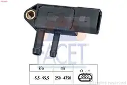 FACET 10.3264 | Fark Basınç Sensörü Caddy III-Golf V-Golf VI-Plus-Jetta III-Passat 1.9-2.0 TDI-Crafter-T5-Polo-Tıgua