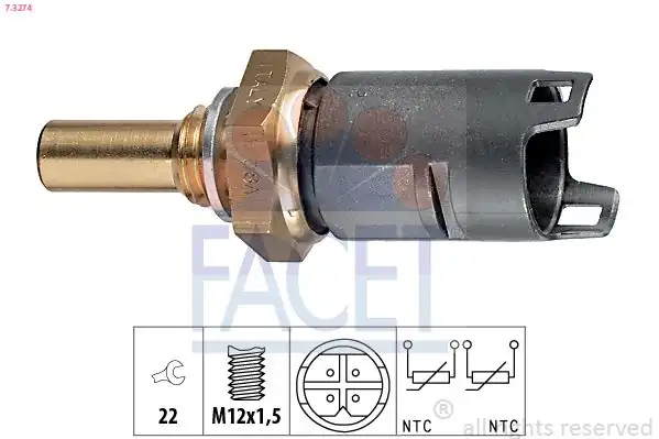 FACET 7-3274 | Hararet Müşürü E 36 38 39 53 65 M 43 44 50 52 57