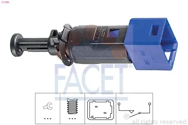 FACET 7-1195 | Debriyaj Müşürü Pedal Master II Traffic Vivaro Kubistar