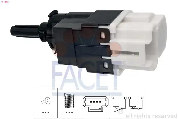 FACET 7-1292 | Fren Pedal Müşürü Clio IV Captur Dokker Lodgy Duster