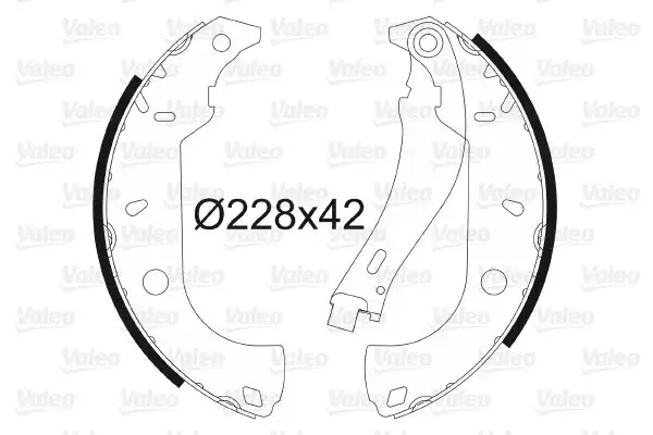 Valeo 562585 Arka Fren Balatası Pabuç Tempra Sw Marea Weekend 96 Fiat Marea 1 4 1 6 Alfa Romeo 145 146