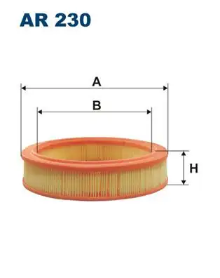 FILTRON AR230 | Hava Filtresi Telsiz Fiat 131 Dogan SLX M131 1 3 1 6 78 92