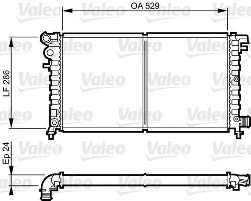 Valeo 731530 Citroen Saxo 1 5 Dizel Su Radyatörü