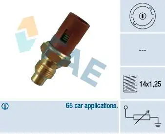 FAE 32240 | Hararet Müşürü Tek Fişli R9 R11 R19 R21 Megane Kango 1811374