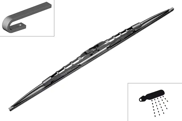 Bosch 3397015372 Silecek Twin Scania P G R T Serisi 700 mm