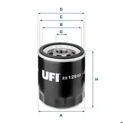 UFI FILTRE 23.129.02 | Yağ Filtresi (Metal Filtre) Tüm Opel Modeller 1.4 1.6 1.8 2.0 95 -