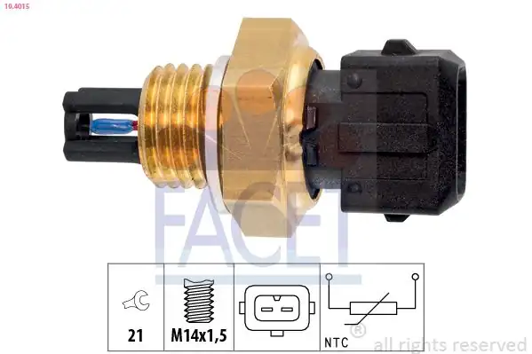 FACET 10-4015 | Hava Emme Sıcaklık Müşürü Aveo Kalos 1 2 1809533