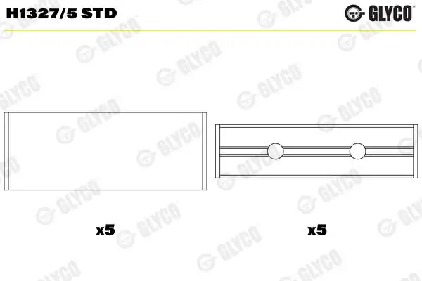 GLYCO H1327-5STD | Ana Yatak Std Renault Master III Opel Movano B Navara