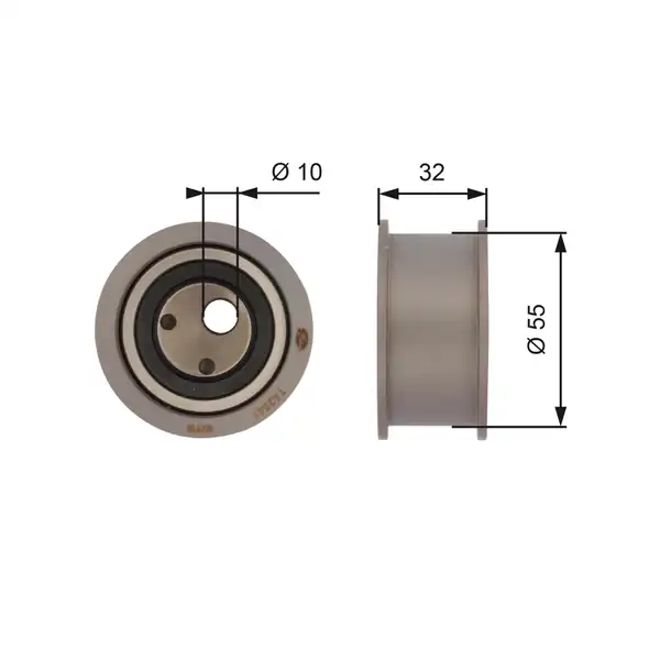 Gates T42041 Triger Gergi Rulmanı Lada Samara 1 5 95 1809931