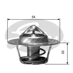 GATES TH00182G2 | Termostat 82°C Renault Flash R11 87>