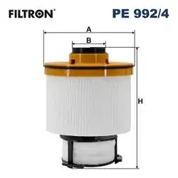 FILTRON PE992-4 | Yakıt Filtresi (Toyota Hilux Revo 2015-/ / Isuzu D-Max 15-/)