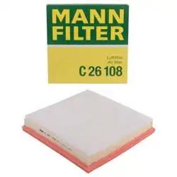 MANN C26108 | Opel Astra J 1.4-1.6 Benzinli Süngerli Hava Filtresi/Chevrolet Cruze 1.6