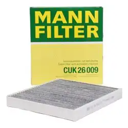 MANN CUK26009 | Karbonlu Polen Filtresi T-Roc 1.5 TSI, Tiguan, Passat, Golf VII-VIII, A3, Leon uyumlu
