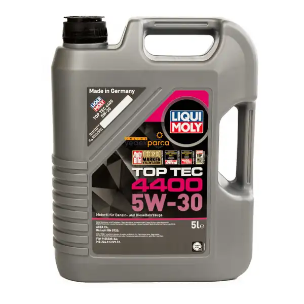 LIQUI MOLY Top Tec 4400 5W-30 Renault RN 0720 Onaylı Motor Yağı 5 Litre (2322)