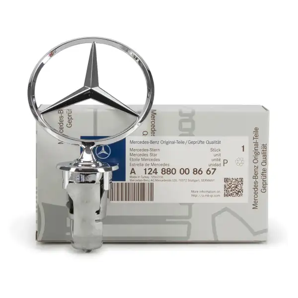 Mercedes Motor Kaput Yıldızı W123 W124 W126 W201 Komple Orjinal