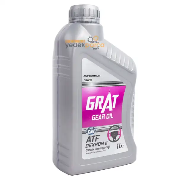 GRAT 600021 | ATF II Direksiyon Yağı 1 Litre Kırmızı Renk | 1 Adet