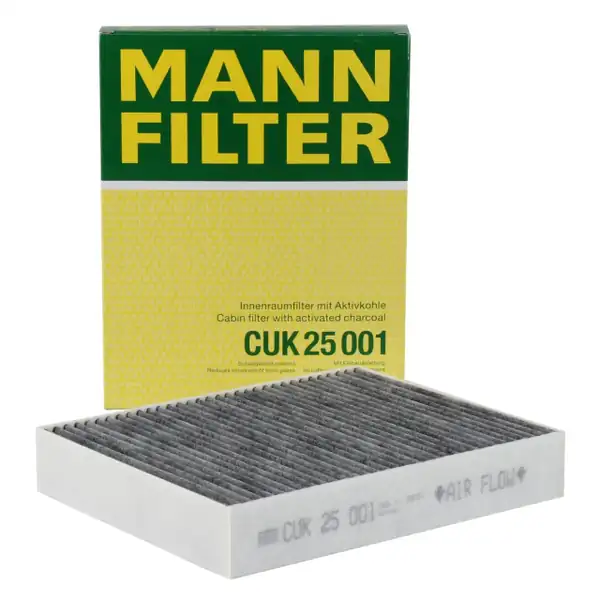 MANN CUK25001 | Bmw 1 3 4 Serisi F20 F21 F30 F31 F32 F36 Karbonlu Polen Filtresi