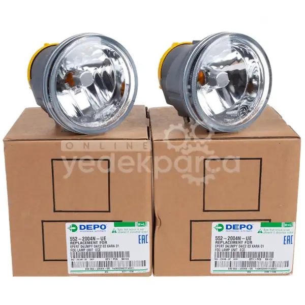 Depo 552 2004n Ue Citroen Berlingo Partner C2 C3 Xsara Sis Farı Takımı 2 Adet