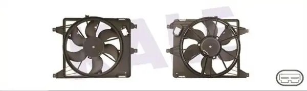 KALE 414300 | Fan Motoru Komple Renault Kangoo II 1 2 1 6 01 Clio II Megane İ II Scenic Trafic II