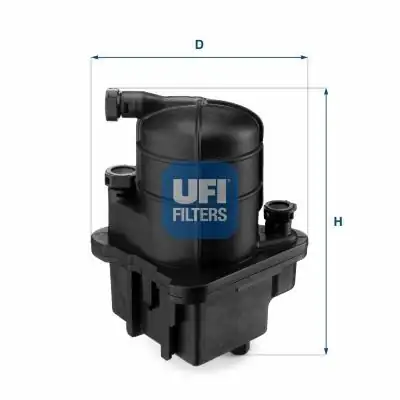 Ufi Filtre 24 088 00 Yakıt Mazot Filtresi Clio III Modus 1 5 dCi 07 Sensörlü