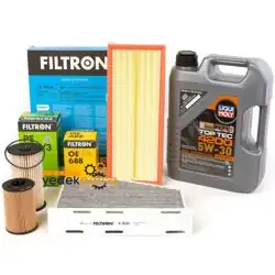 Skoda Yeti 1.6 TDI Bakım Seti Filtron Marka / Liqui Moly 5w30 5 Litre Motor Yağlı
