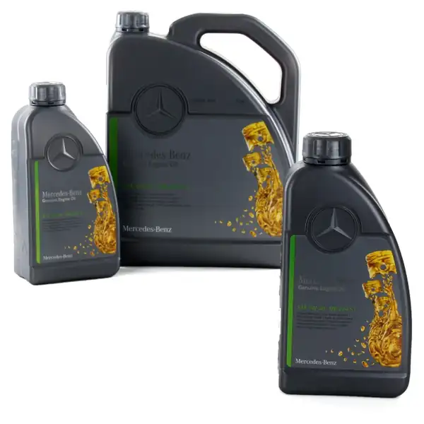 Mercedes Benz 5W30 Motor Yağı 7 LT 2025 Tarihli Orijinal Yıldızlı