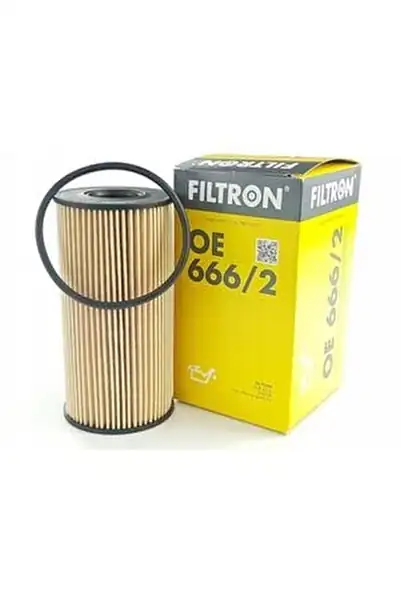 FILTRON OE666-2 | Renault Kadjar 15 1 6 dCi Yağ Filtresi 68357