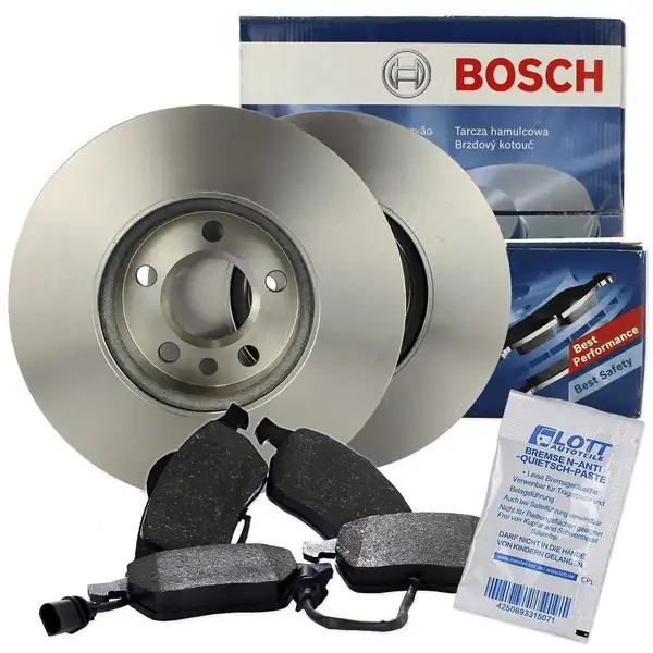 Audi Q3 2012 Model Sonrası Ön Fren Disk Balata Takımı Bosch Marka