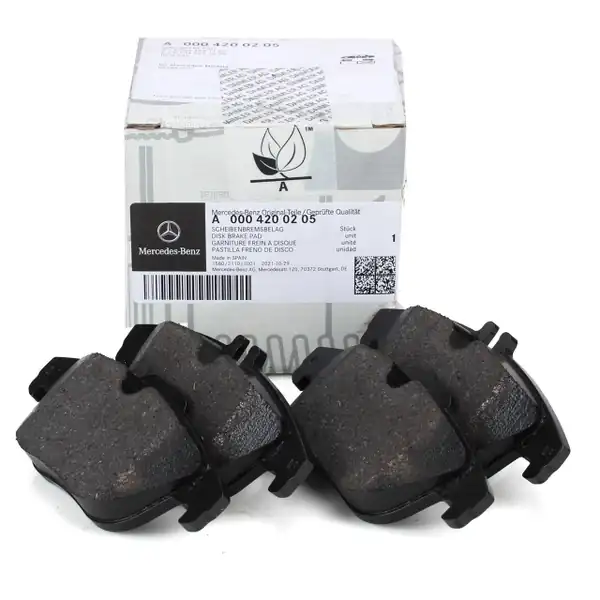 MERCEDES BENZ A0004200205 | Arka Fren Balata Takımı W204 W207 C180 C200 CGI C200 Kompressor C220 CDI C250 CDI BlueEFFICIENCY