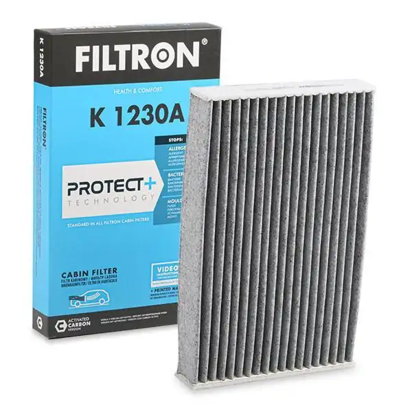 FILTRON K1230A | Renault Fluence Megane 3 10 15 Juke 10 1 5 dCi Pulsar 14 Sentra 14 Laguna II Polen Filtresi Karbonlu