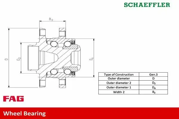 FAG 713644900 | Porya Opel Antara Chevrolet Captiva Arka