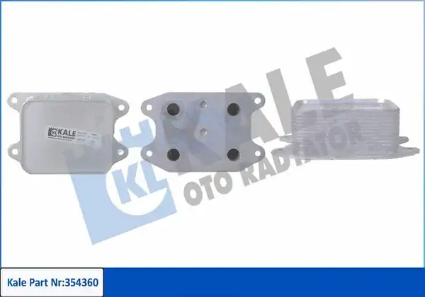 KALE 354360 | Yağ Soğutucu 13-Golf VII-Polo-Jetta-Passat-Tiguan-Oct-Fbı-Leo-A3 uyumu: A1,A4,Q2,Q3,Caddy,Ibiza,Toledo,Fabia,Karoq