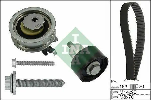 İna 530059211 Volkswagen Polo 2015 Sonrası 1 2 TSI Motor Triger Seti VW Polo 15 18 Audi A3 13 16 Skoda Fabia 15