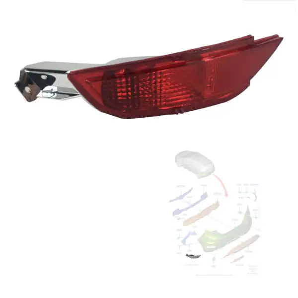 Ford Fiesta 2008-2012 Arka Kedi Gözü Sağ ( Reflektör ) Yan Sanayi