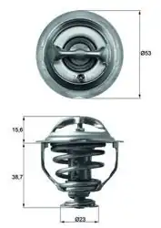 MAHLE TX11795D | Termostat 95°C 09-15 Passat-Jetta 2.0Tsi