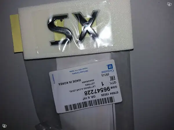 Psa 96547228 Chevrolet Lacetti Bagaj Sx Yazı Orijinal Rezzo
