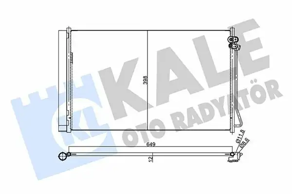 KALE 357970 | Klima Radyatörü Kondenser Mercedes W447 W907 W910 14 111 114 116 119 CDI