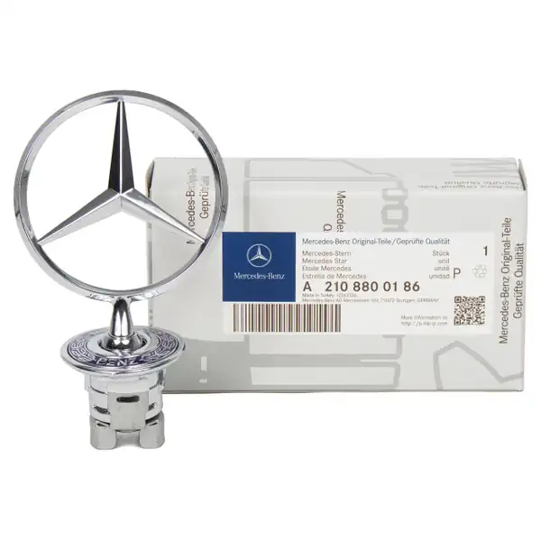 MERCEDES BENZ A2108800186 | Ön Kaput Yıldızı W124 W202 W203 W210 W211 W220 Orijinal 10129
