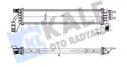 KALE 0559221AB | Dacia Lodgy 2019- 1.5 dCi Euro 6 Yardım Su Radyatörü İntercool
