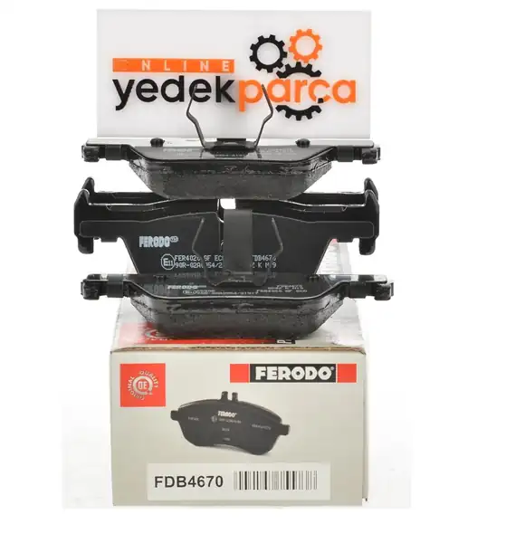 FERODO FDB4670 | Arka Fren Balata Takımı Bmw F20 F22 F30 F32 F36 Gran Coupe 218i 428i 12734