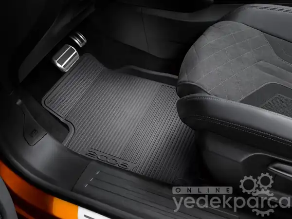 Peugeot Yeni 2008 Kauçuk Paspas Ön/Arka Set 3D Havuzlu Orjinal