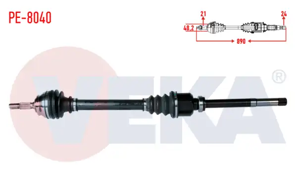 GSP 210308 | Ön Sağ Aks Komple 301 C Elysee 13 1 6 Hdi 8v Euro5