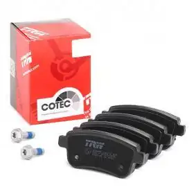 TRW GDB1791 | Renault Fluence Megane III IV Scenic III Clio V Captur İ Duster Arka Fren Balatası Elektronik Park Sistemi 419632